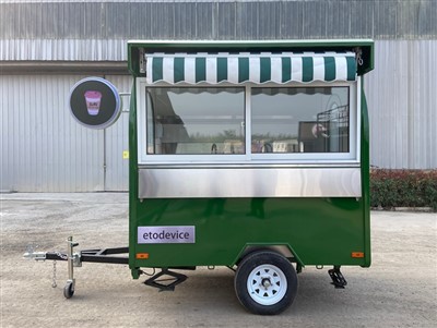 販売のための小さなアイスクリームトレーラー